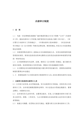 内部审计制度1---副本