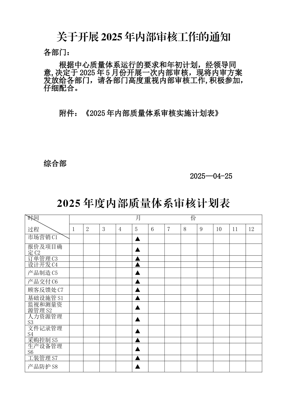 内部质量体系审核报告IATF16949_第2页