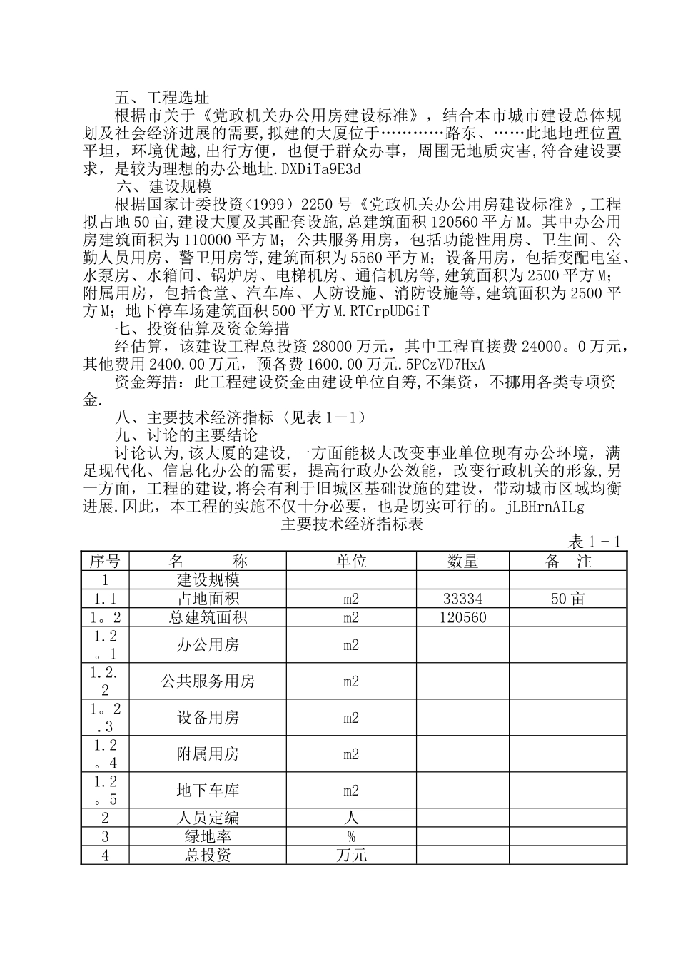 写字楼办公楼可行性研究报告_第3页