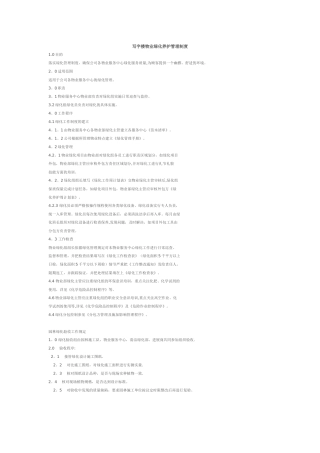 写字楼绿化养护管理全套
