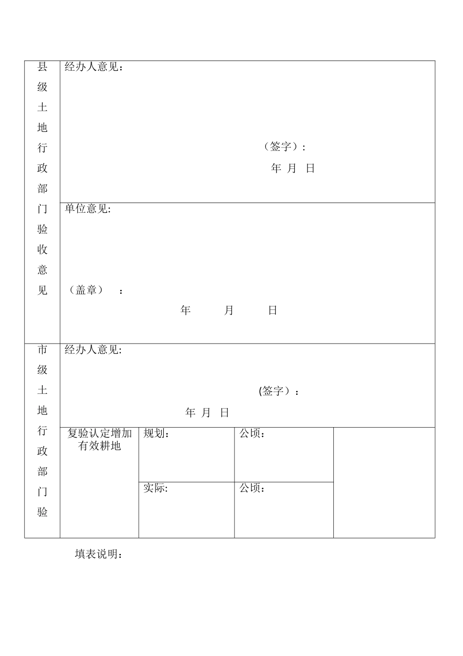 农村土地复垦竣工验收表_第2页