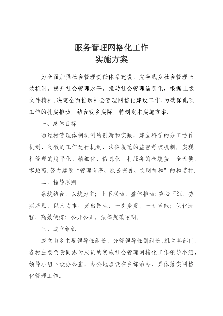 农村服务管理网格化工作_第1页