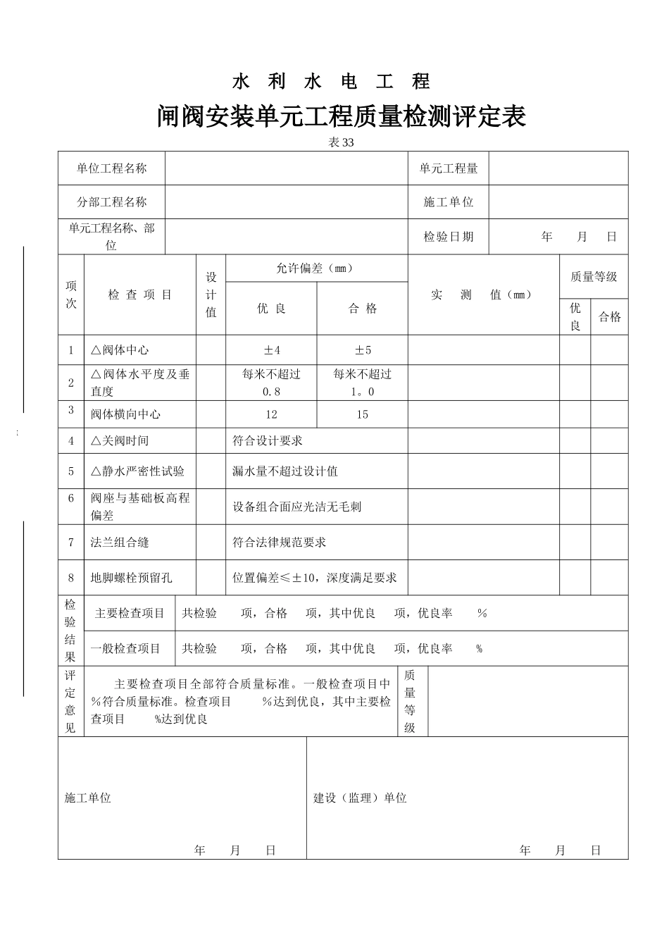 农村饮水类工程质量评定表_第2页