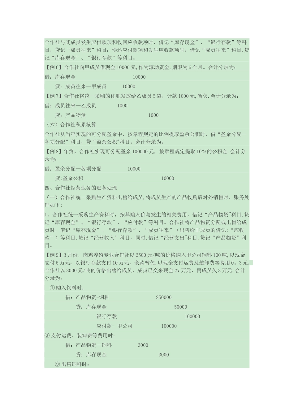 农民专业合作社账务处理实务操作_第3页