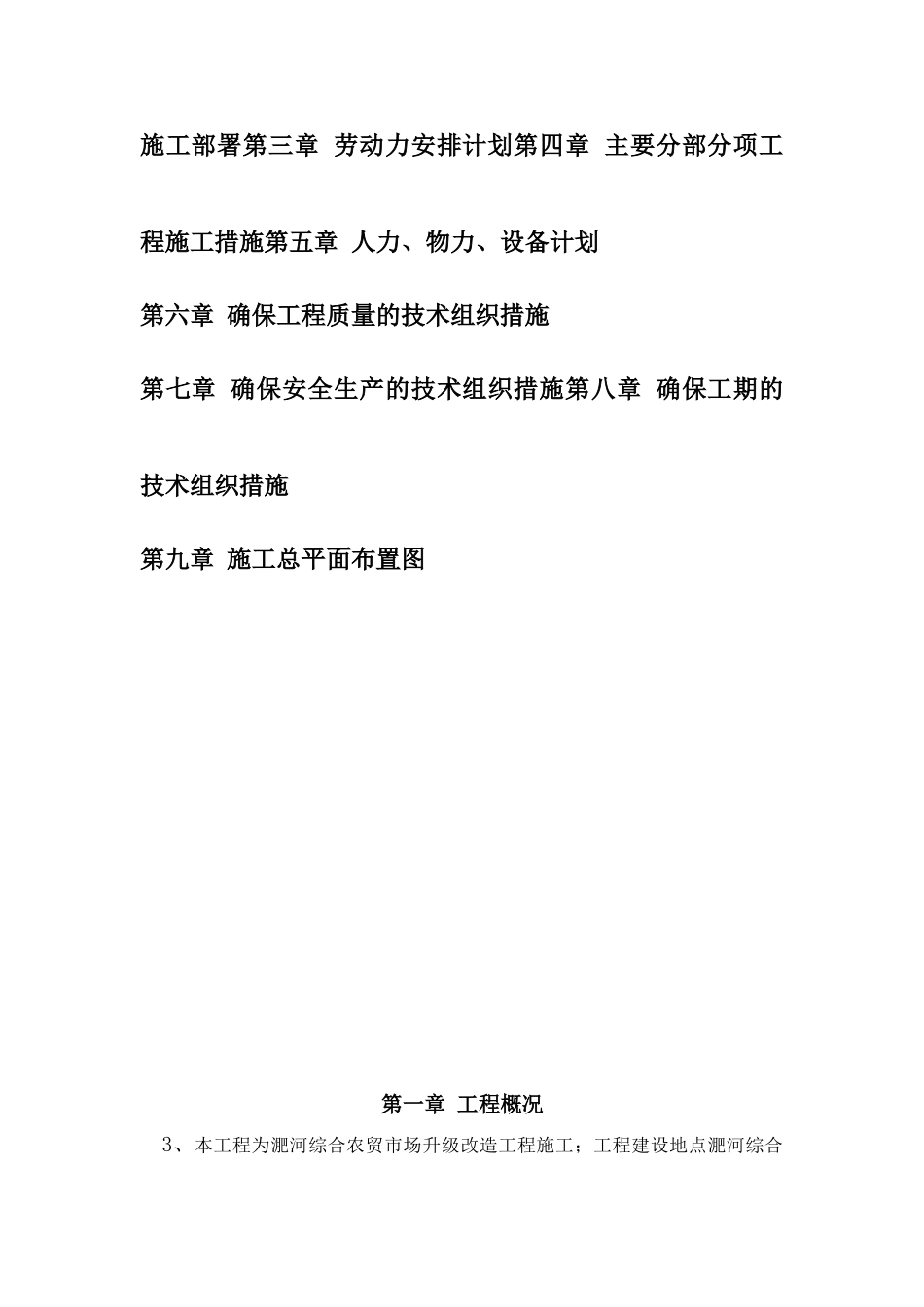 农贸市场施工方案_第2页