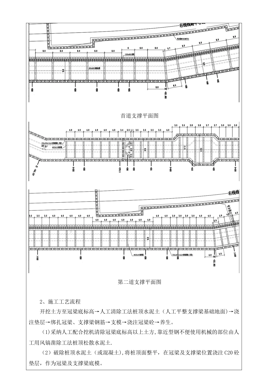 冠梁施工技术交底09541_第2页