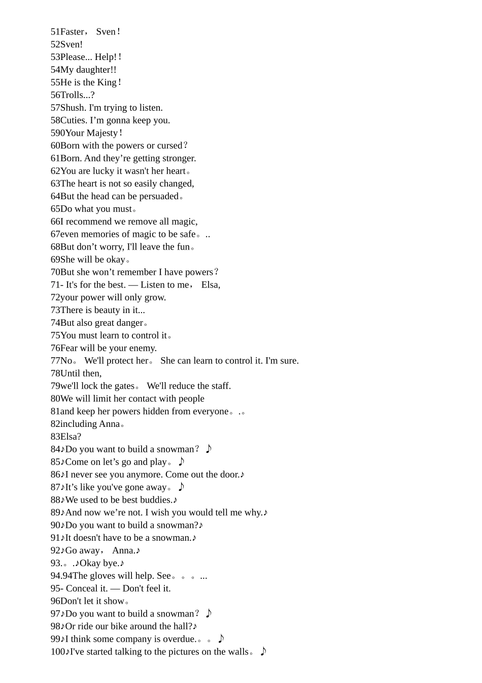 冰雪奇缘台词2-全英文版_第2页