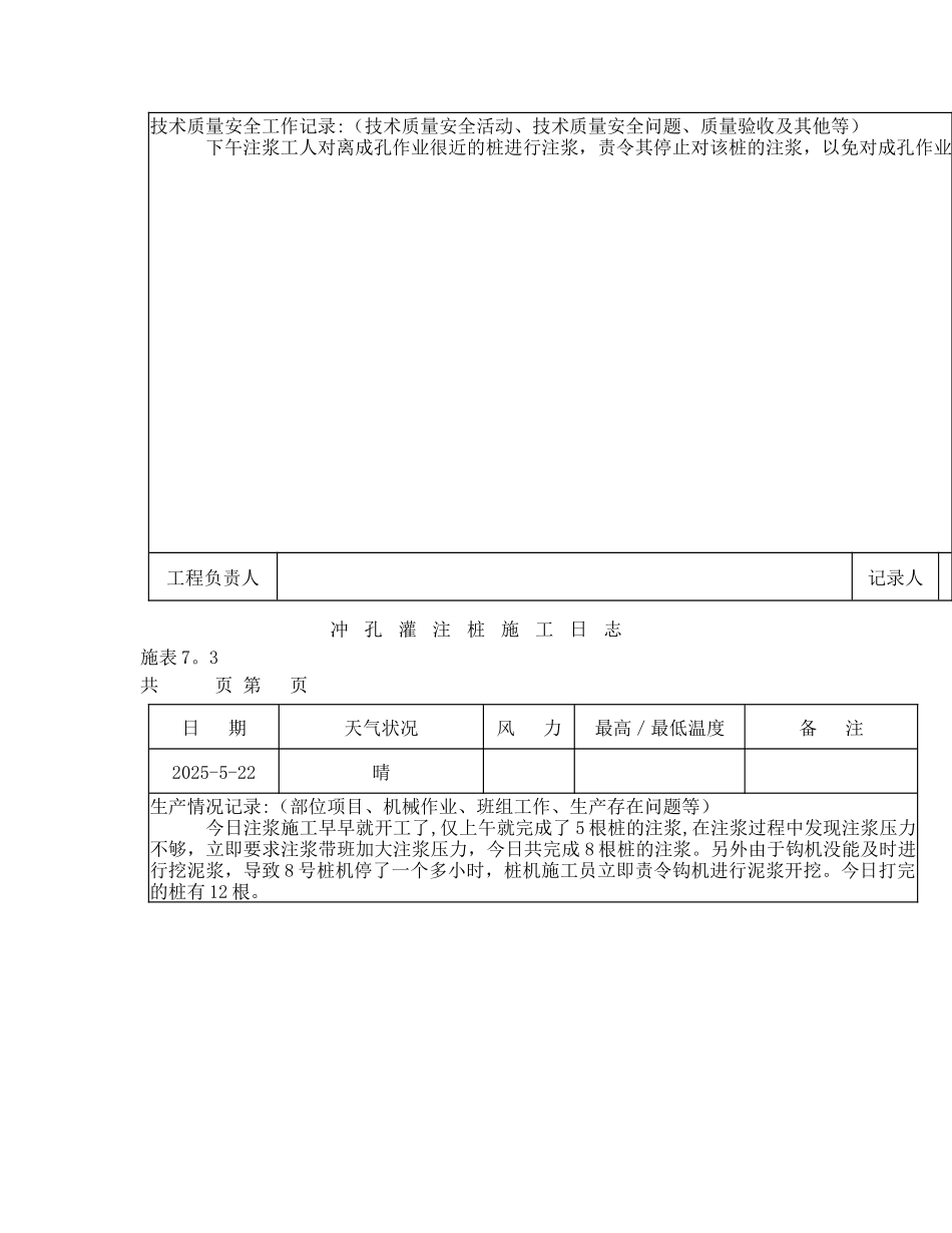 冲孔灌注桩施工日志_第3页