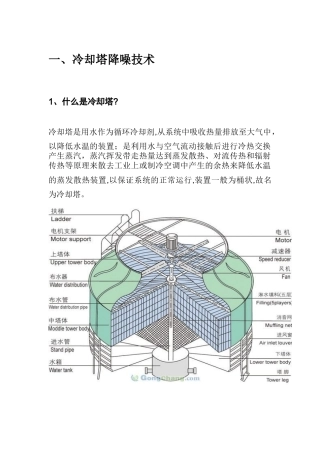 冷却塔降噪施工方案