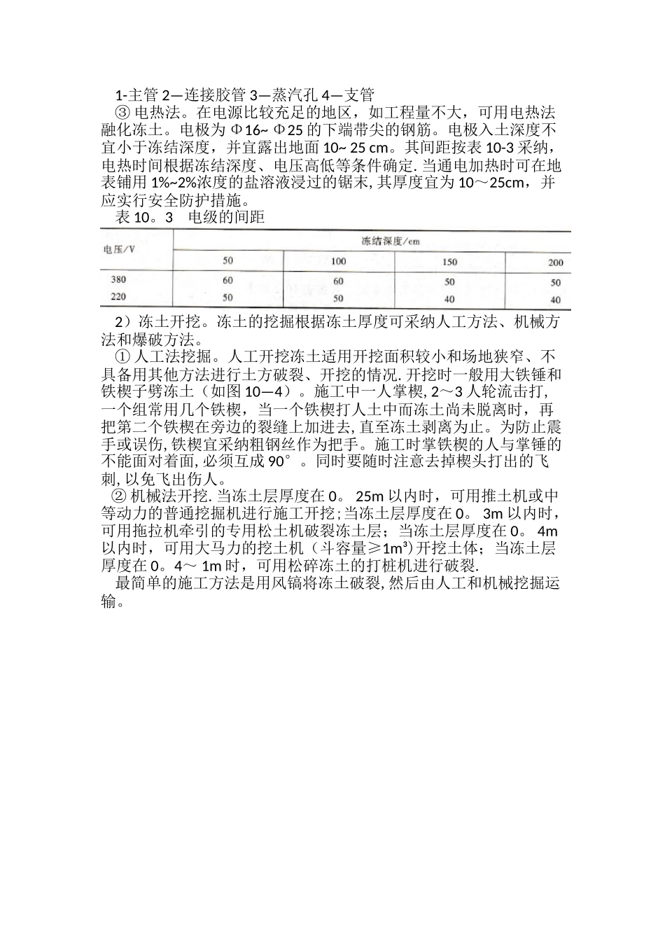 冻土的融化与挖掘施工方法_第2页