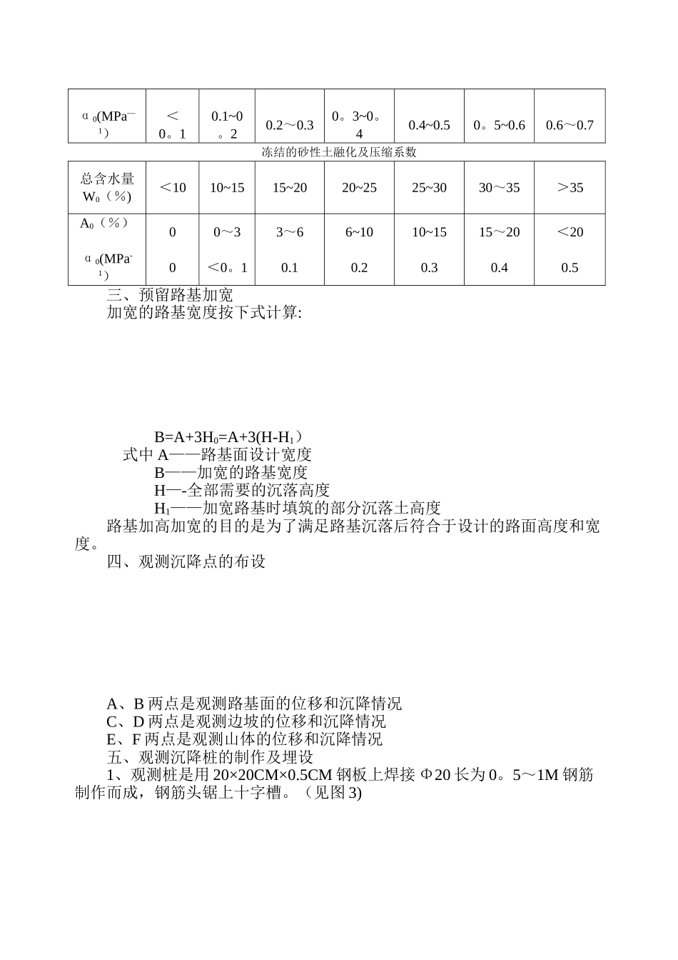 冻土路基施工预留沉落量的探讨_第2页