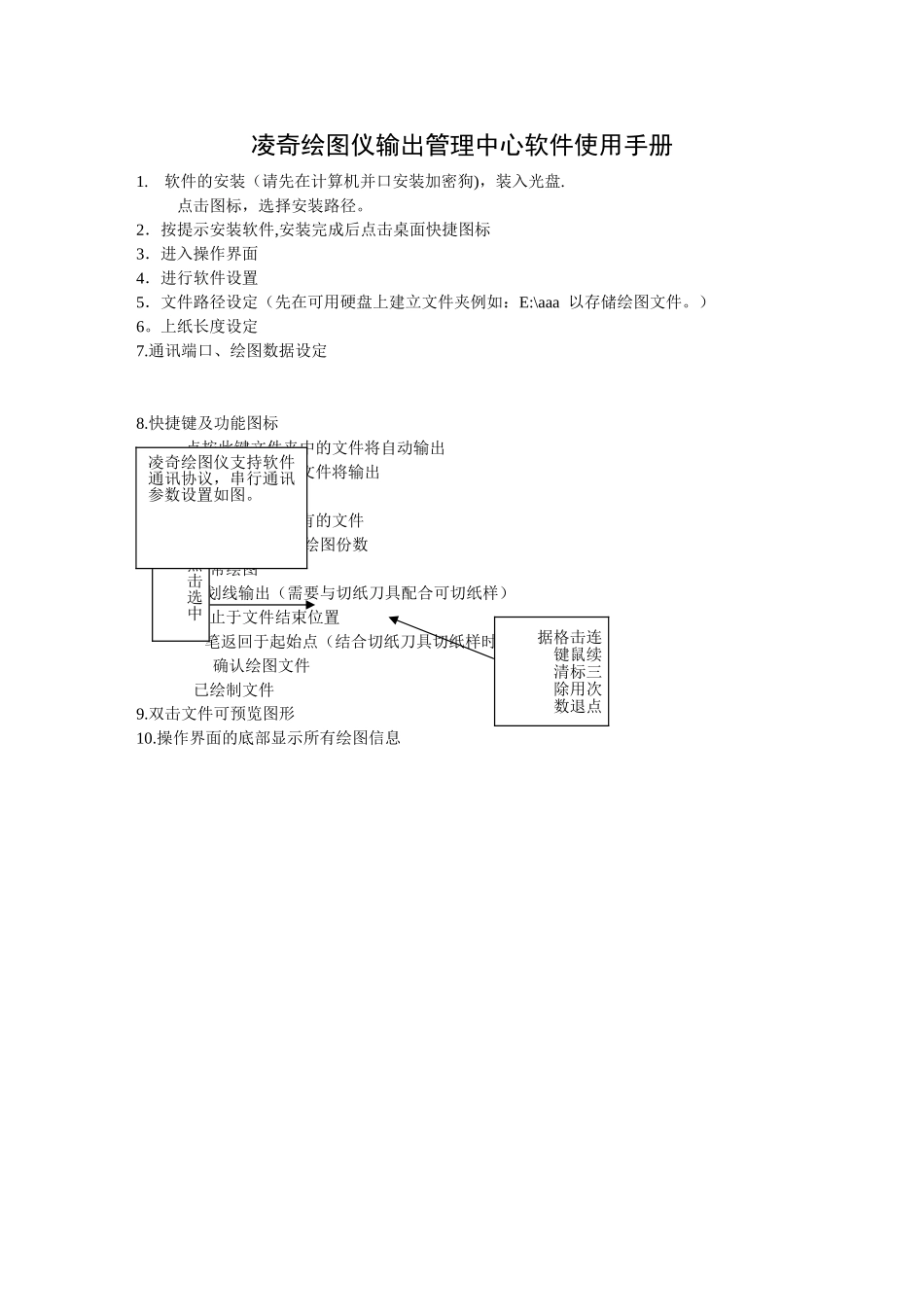 凌奇绘图仪输出管理中心新软件使用手册_第1页