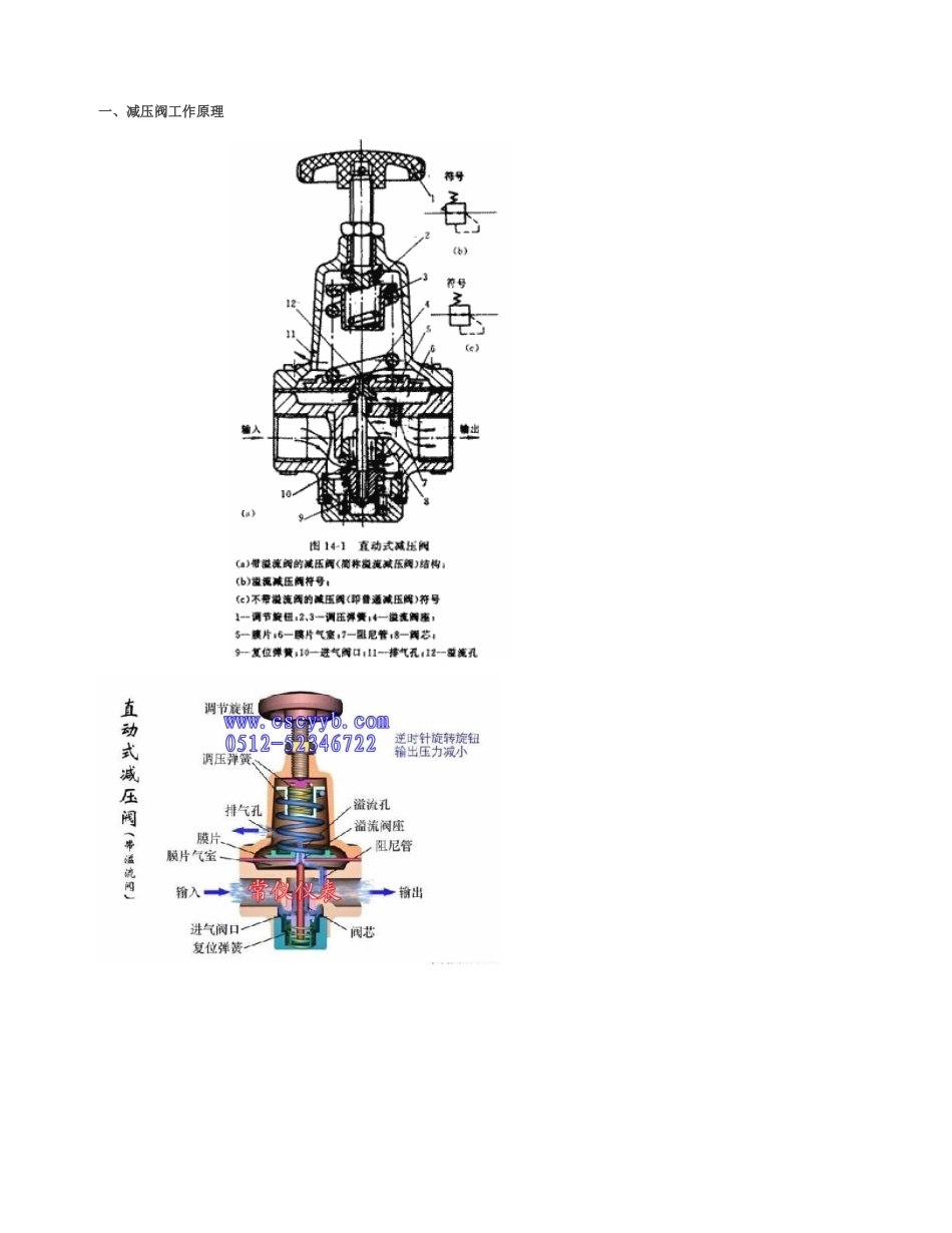 减压阀工作原理_第1页