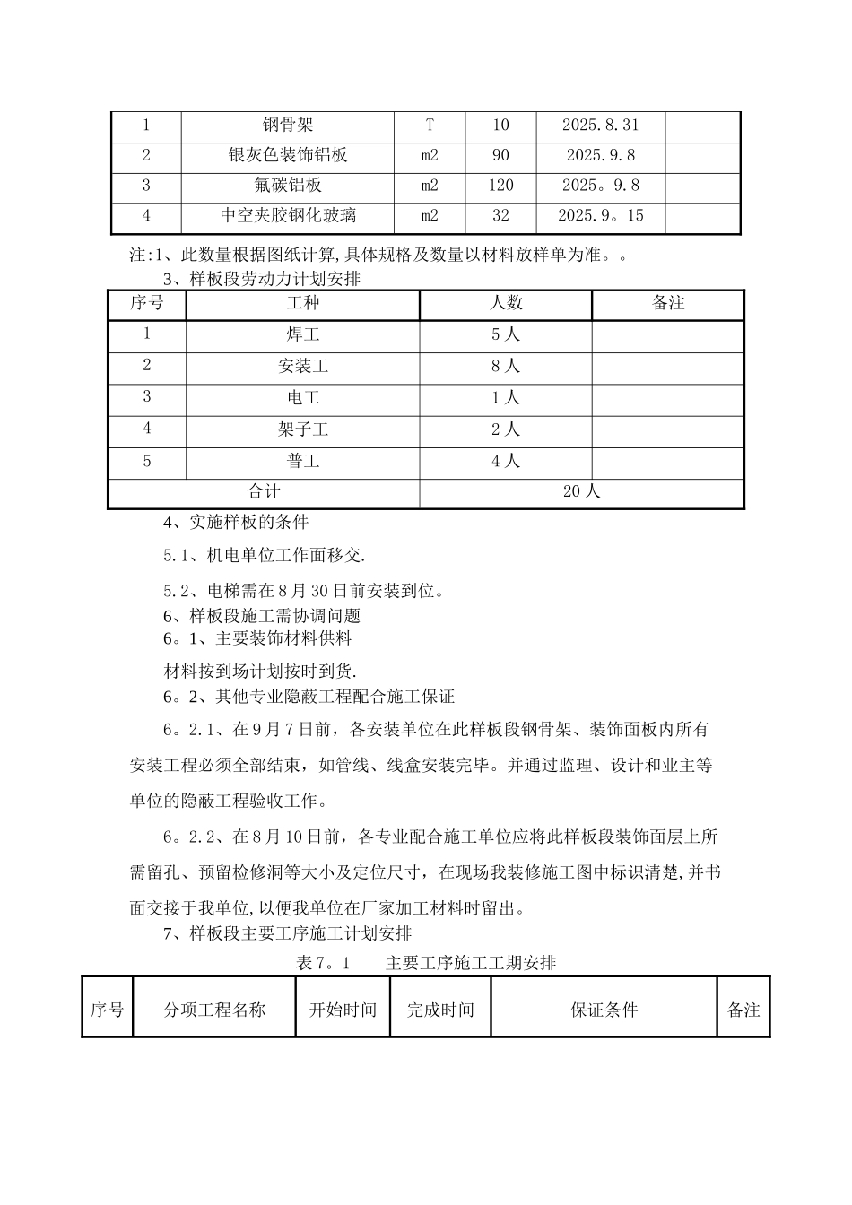 出入口幕墙样板段施工方案_第2页