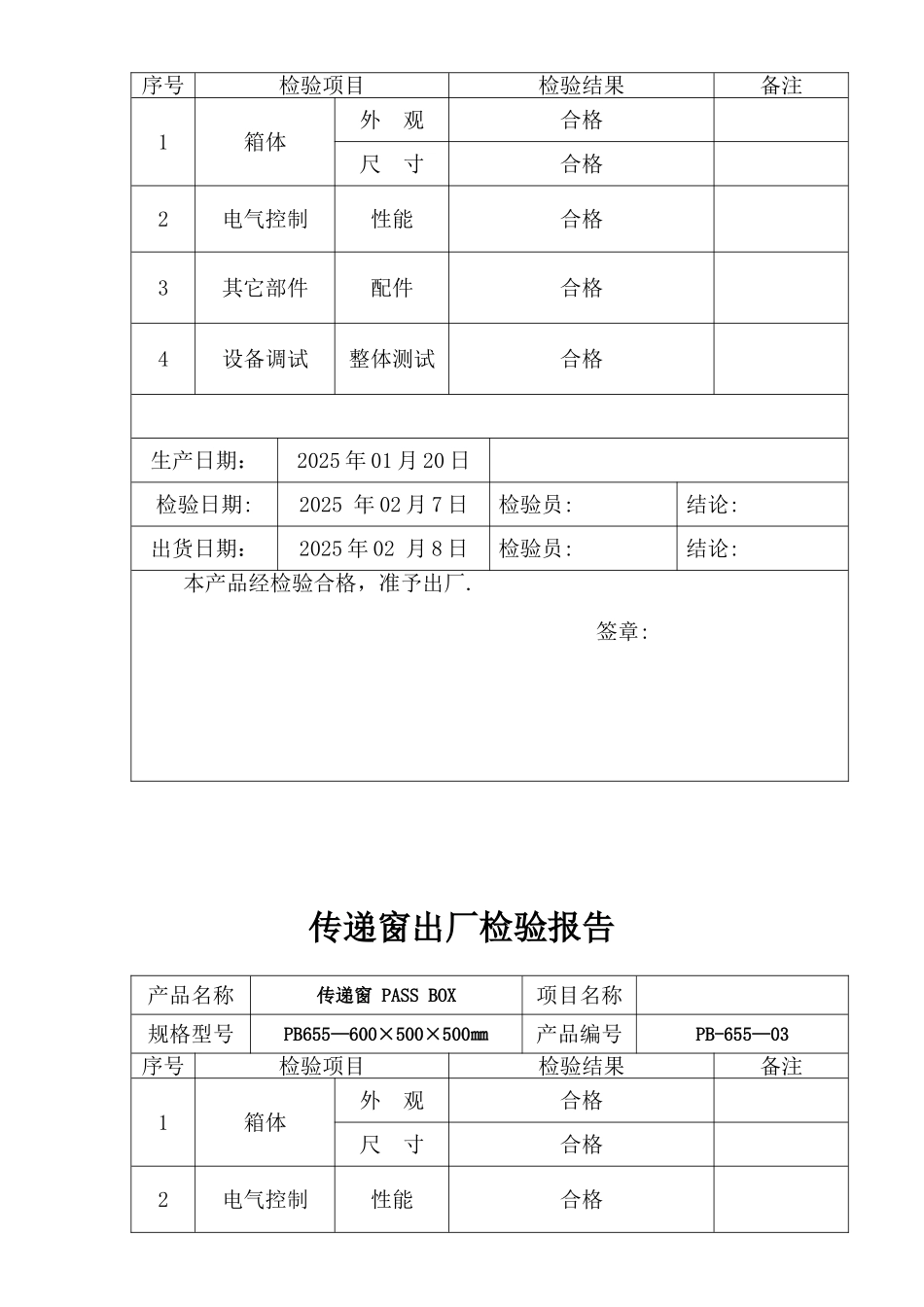 出厂检验报告范本_第2页