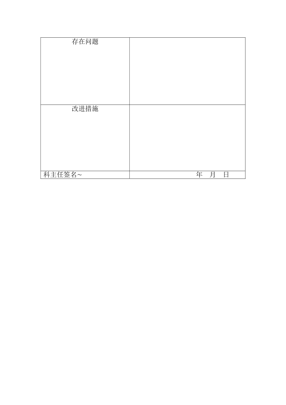 出院小结及康复指导工作管理规定。出院小结监管表_第3页