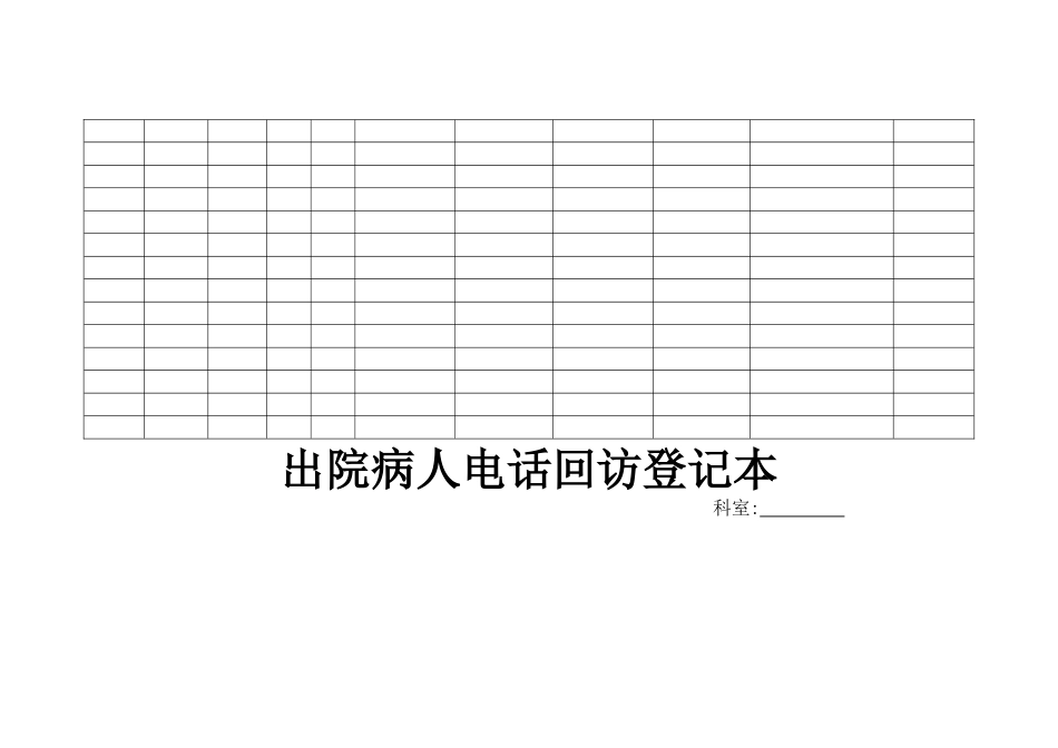 出院病人电话回访制度_第2页