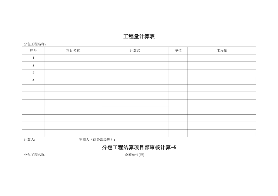 分包工程结算书初审会签单_第3页