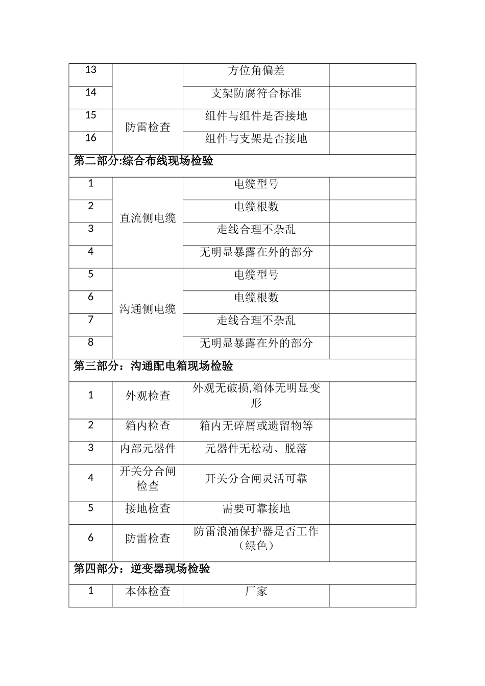 分布式光伏发电系统验收表格_第2页
