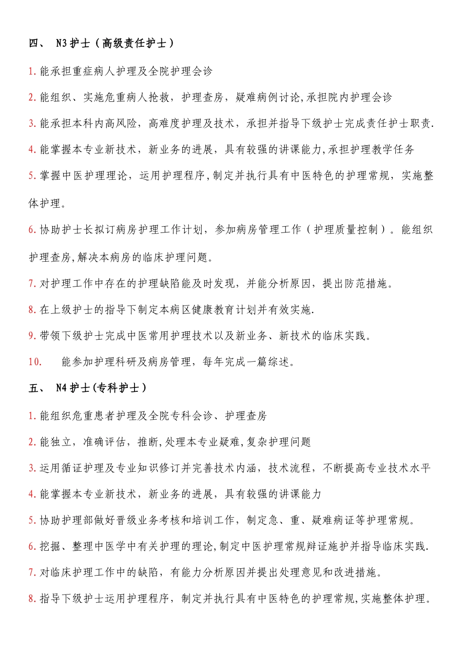 分级管理各级护士职责N0-N4_第2页