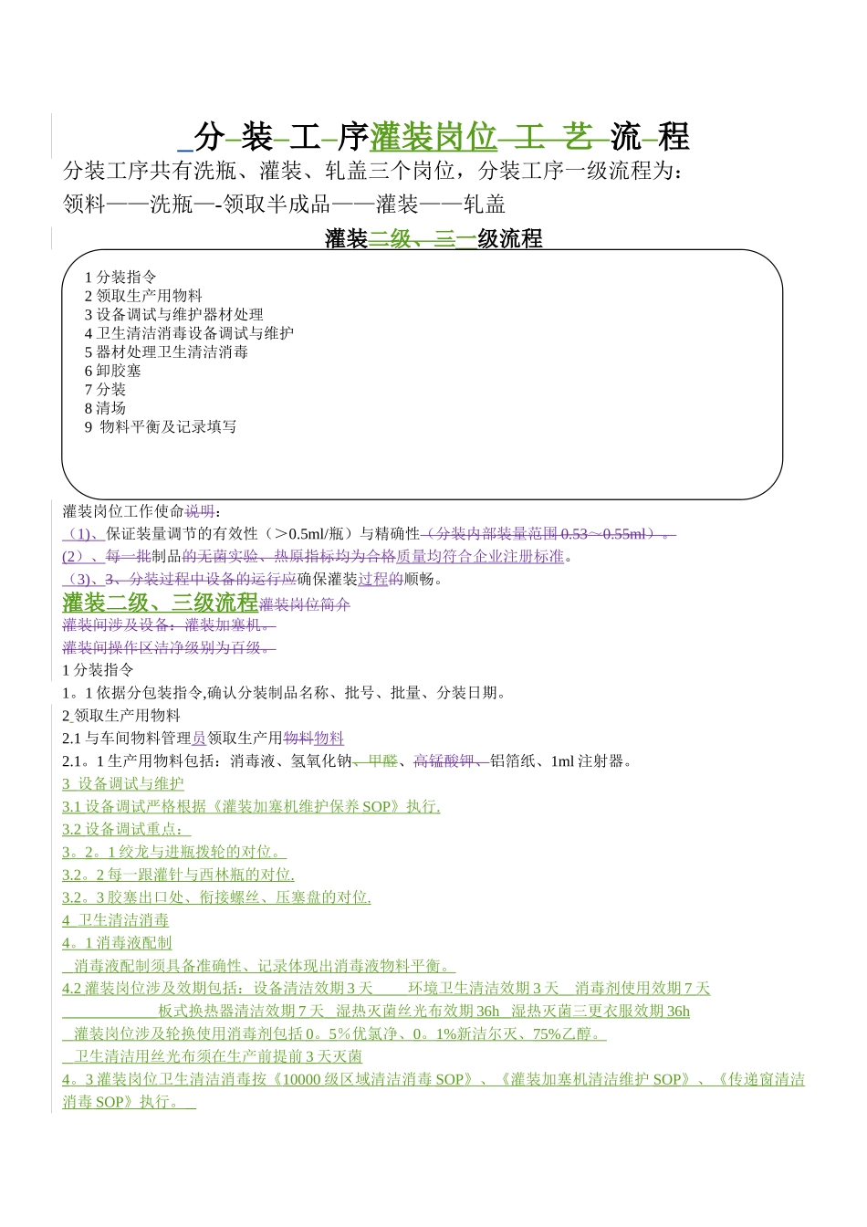 分装灌装工艺流程_第1页