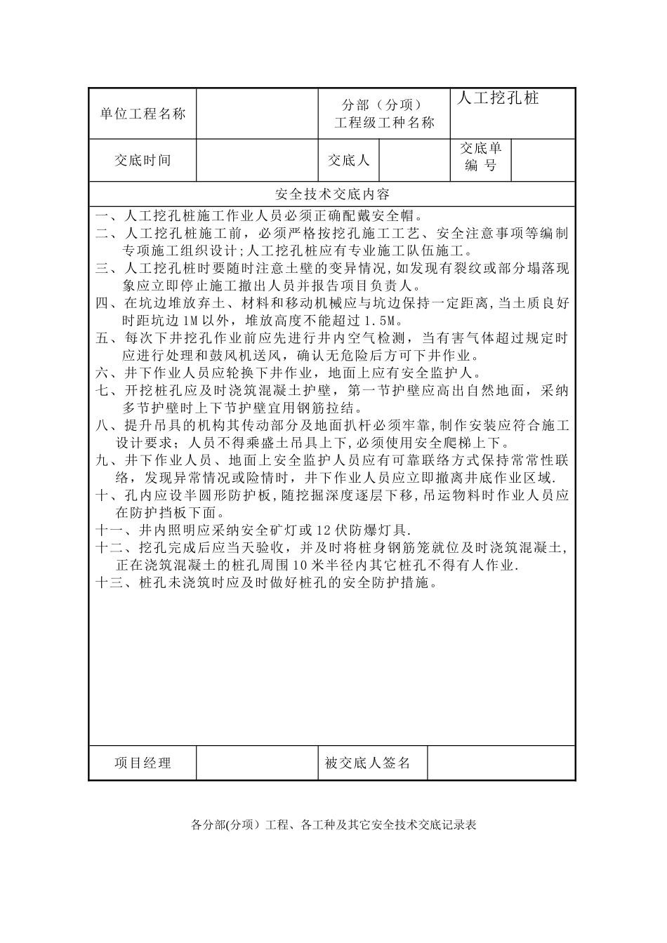 分部分项技术交底_第2页
