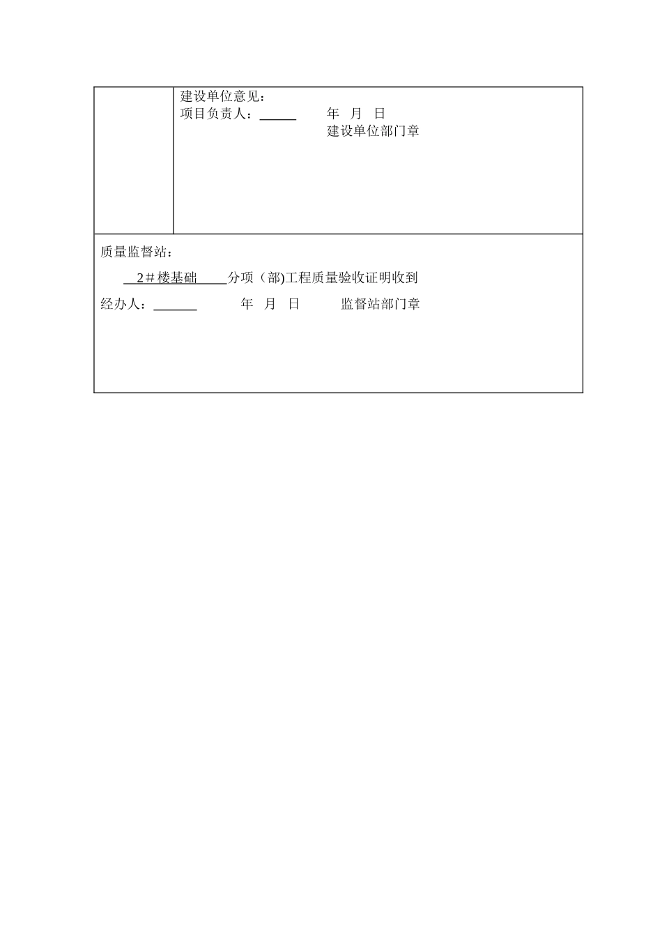 分部分项工程质量验收证明_第2页