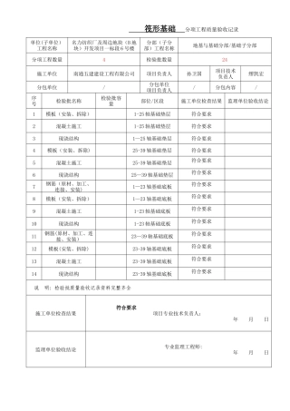 分项工程质量验收记录12226