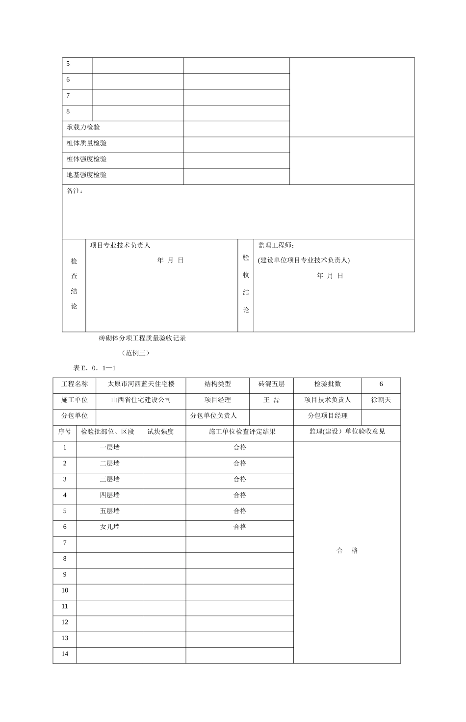 分项工程质量验收记录71424_第3页