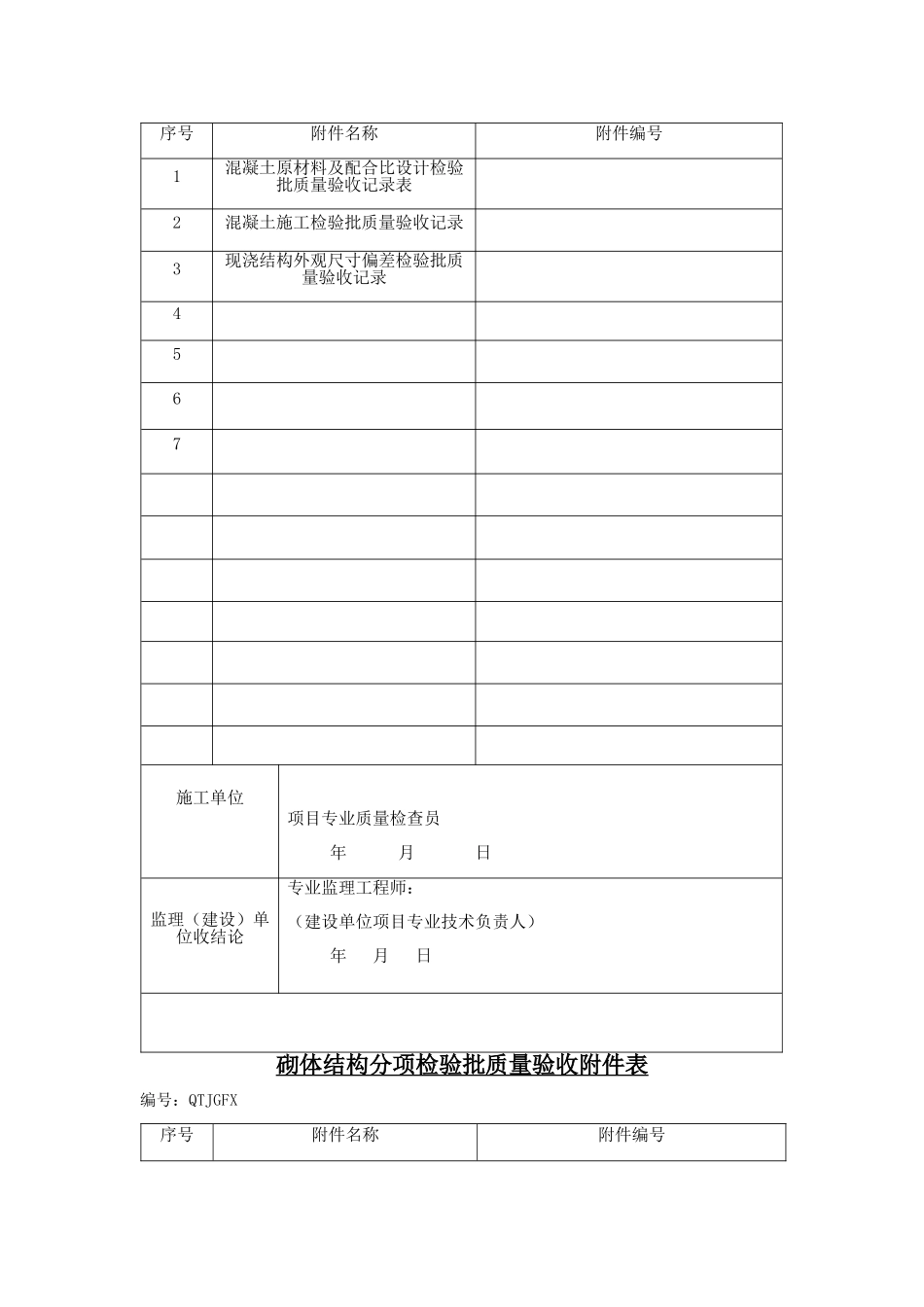 分项检验批质量验收附件表_第3页