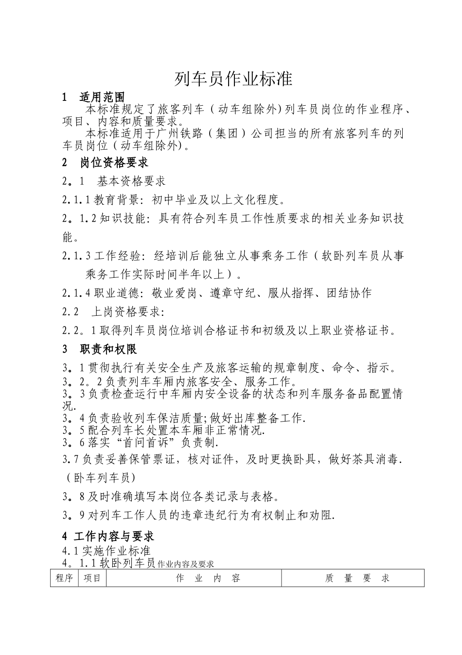 列车员岗位作业标准_第1页