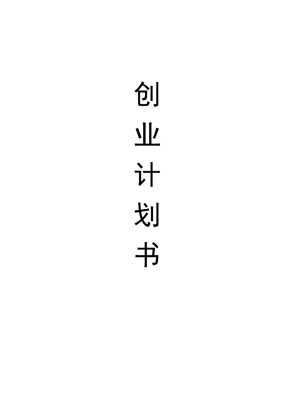 创业之星计划书_第1页