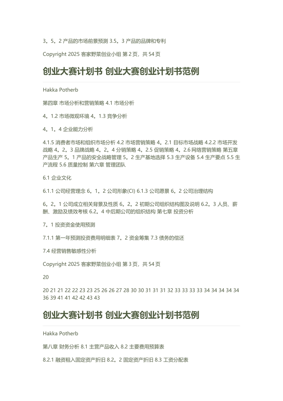 创业大赛创业计划书范例_第2页