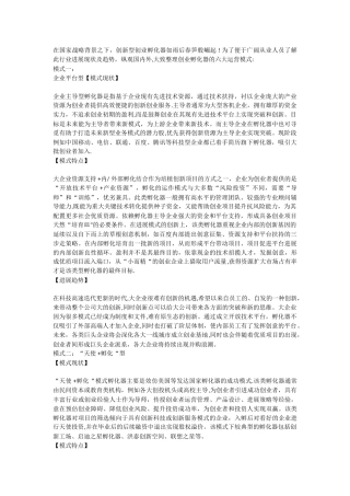 创业孵化器的六大运营模式09197