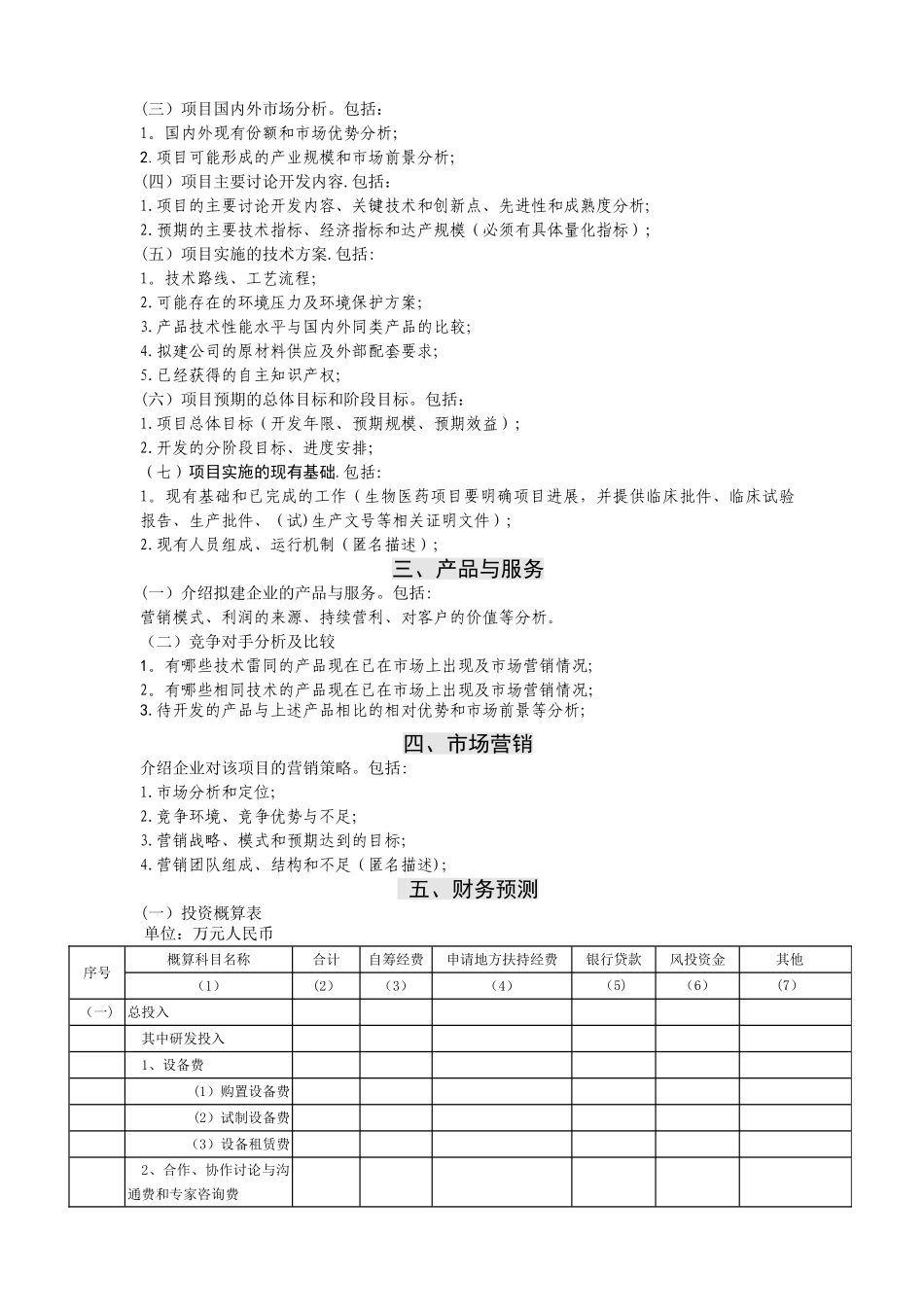 创业项目计划书09654_第3页