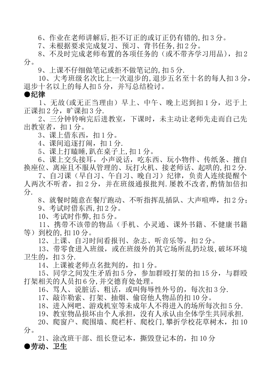 初一14班级管理量化细则_第2页