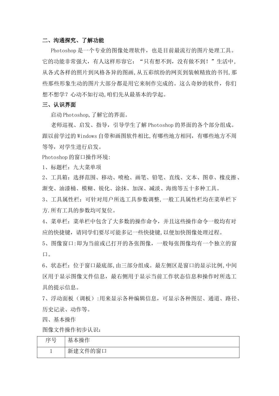 初一信息技术PHotoshop教案_第2页