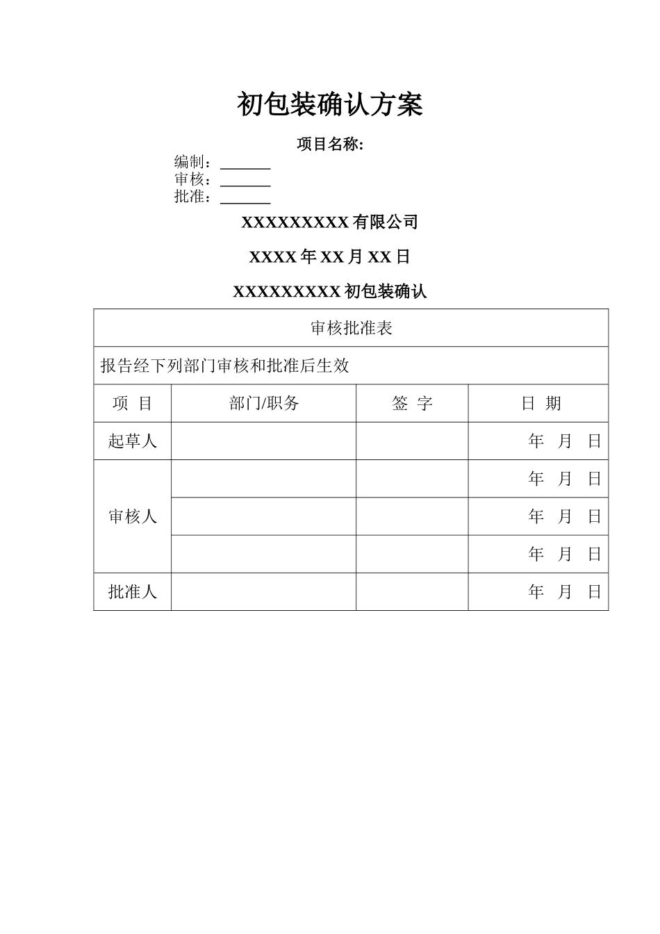 初包装确认方案--_第1页