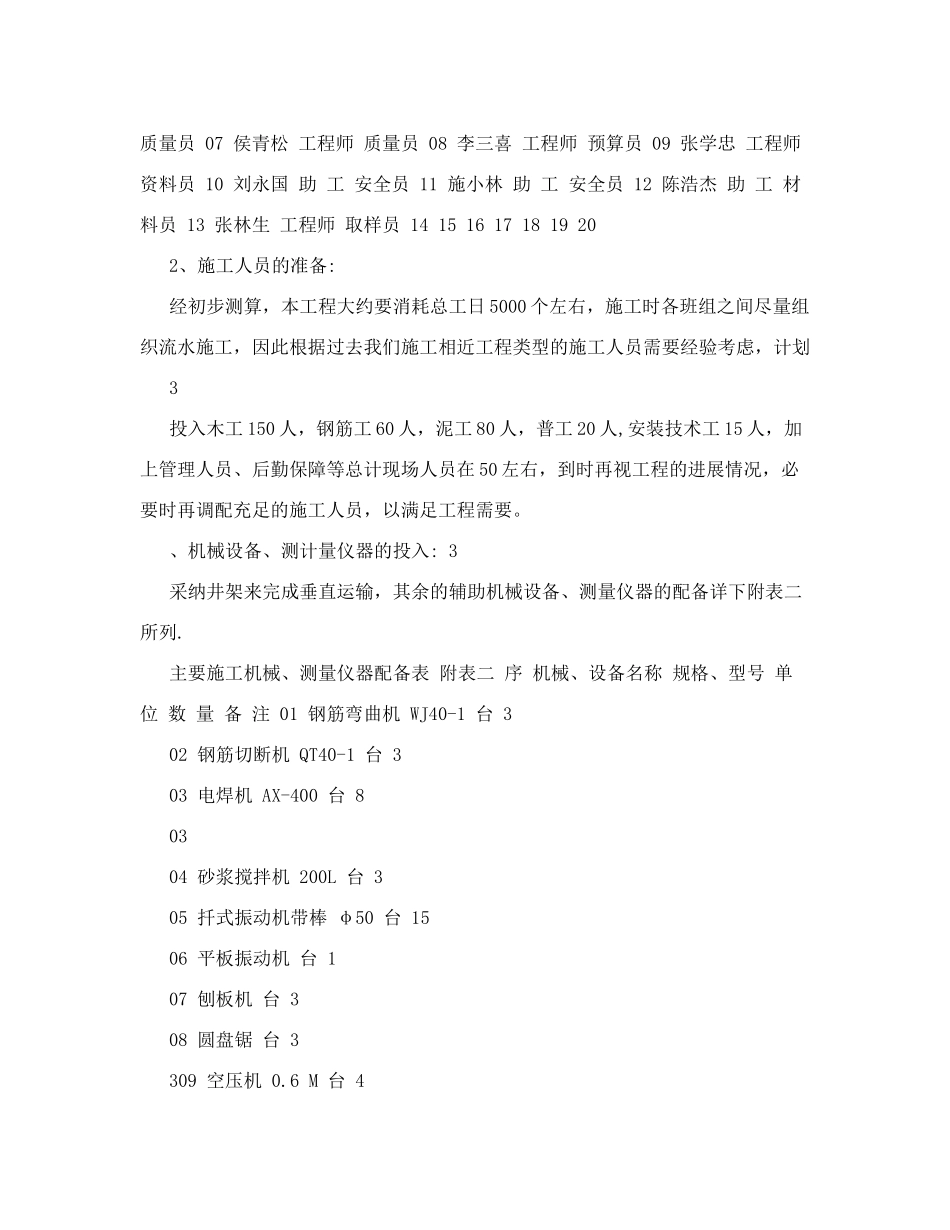 别墅土建施工方案_第3页