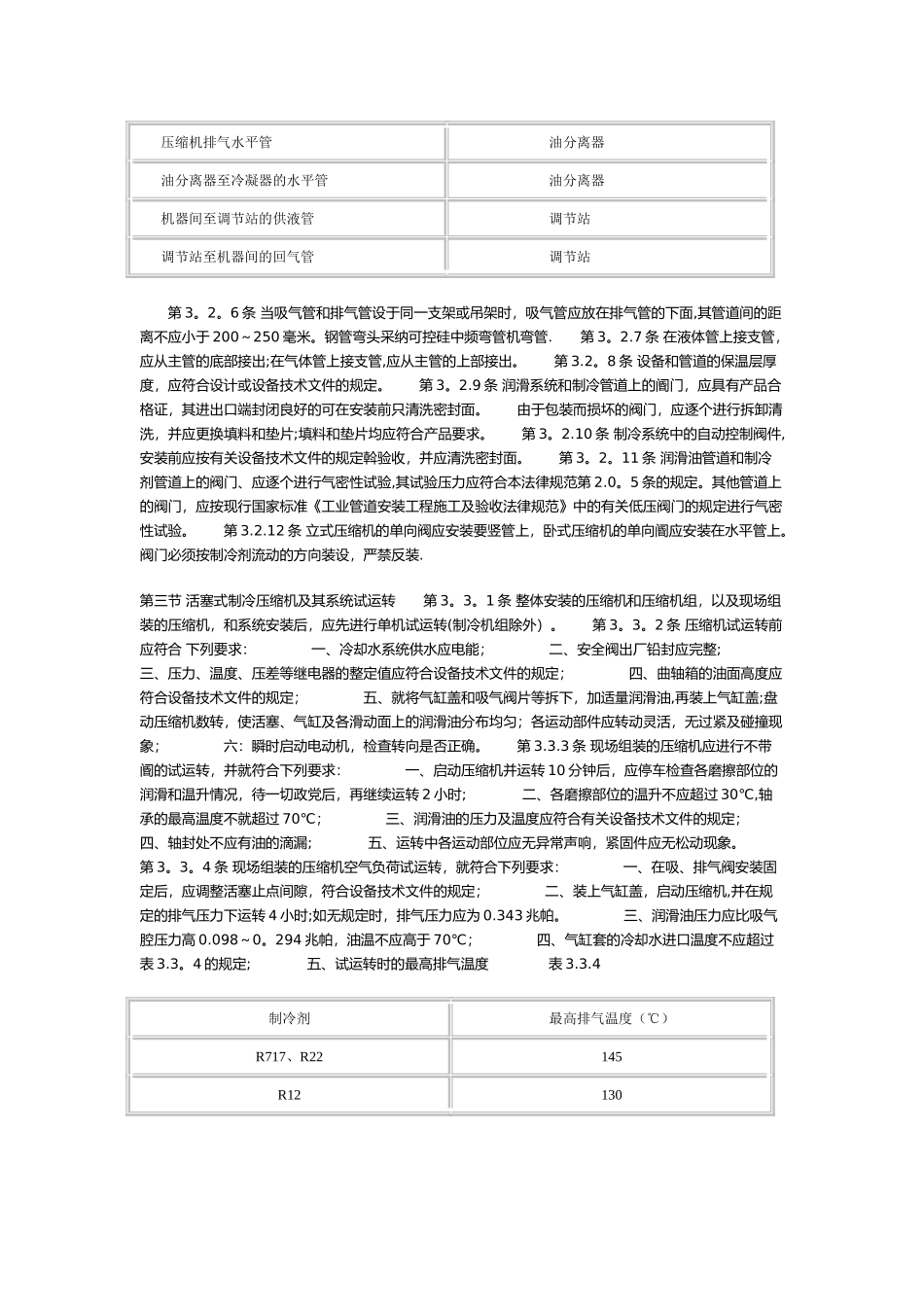 制冷设备安装工程施工及验收规范59248_第3页
