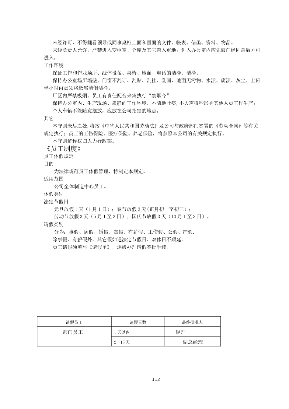 制造公司规章制度._第3页