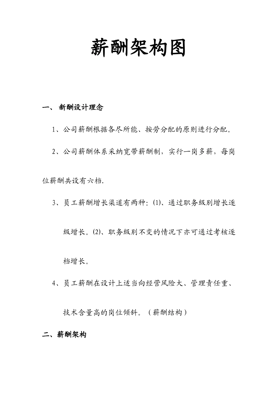 制造行业薪酬设计方案_第2页