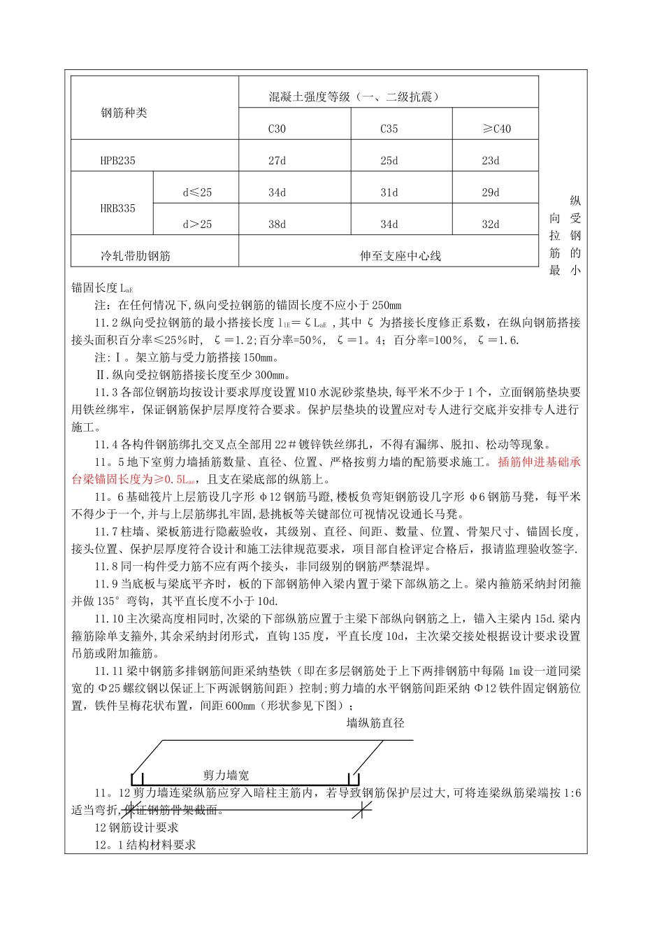 剪力墙结构钢筋绑扎技术交底1_第2页