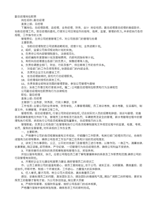 副总经理岗位职责78502