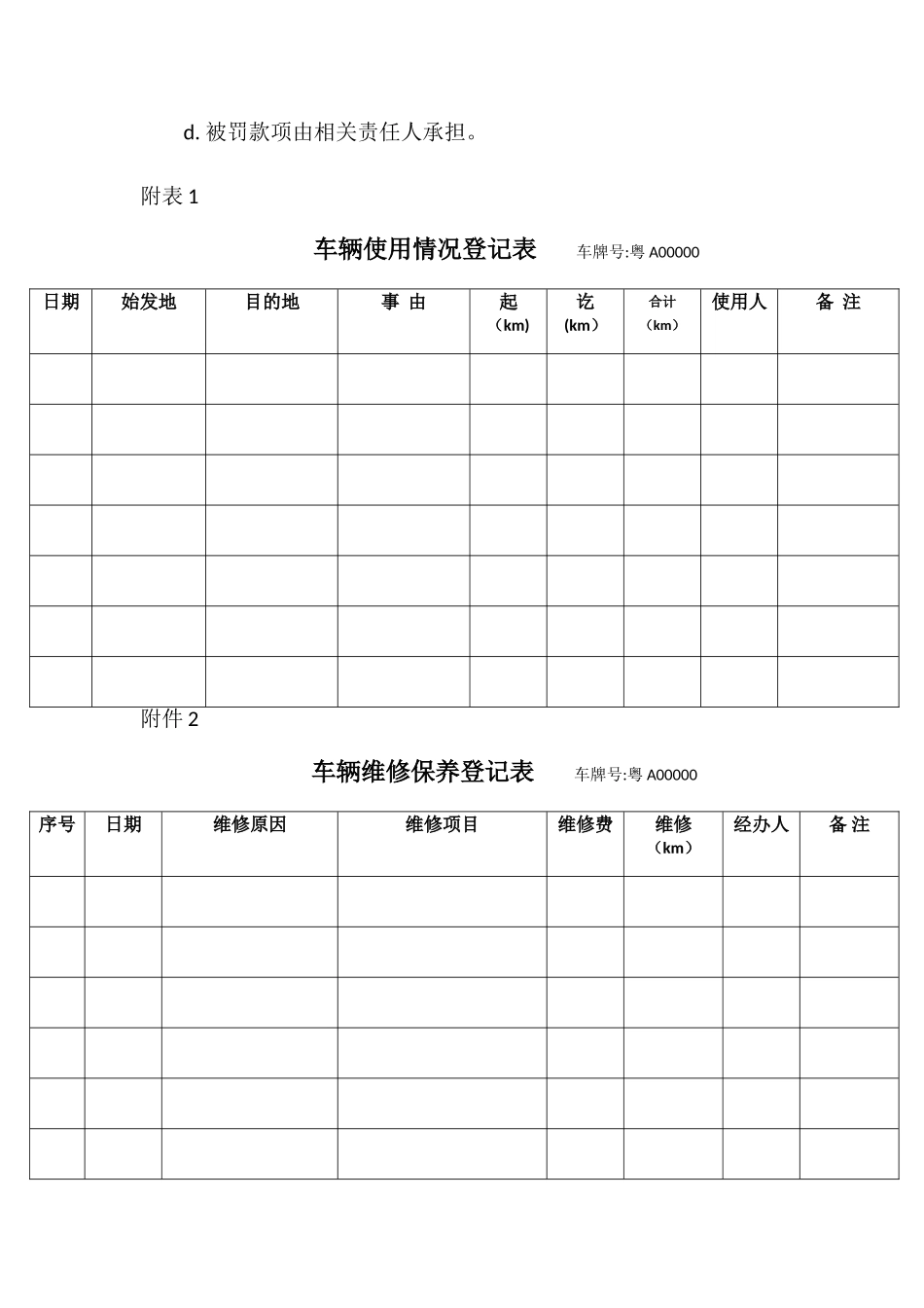 办事处车辆使用管理规定_第3页