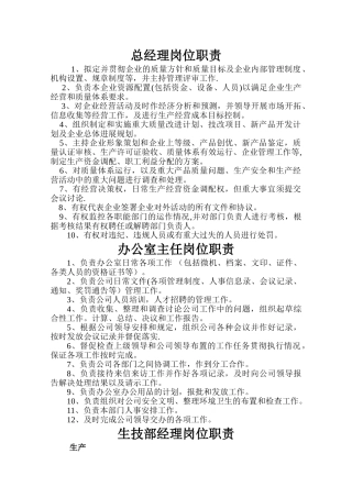 办公室主任岗位职责42510