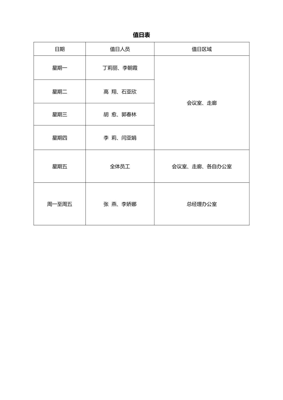 办公室值日管理制度_第2页