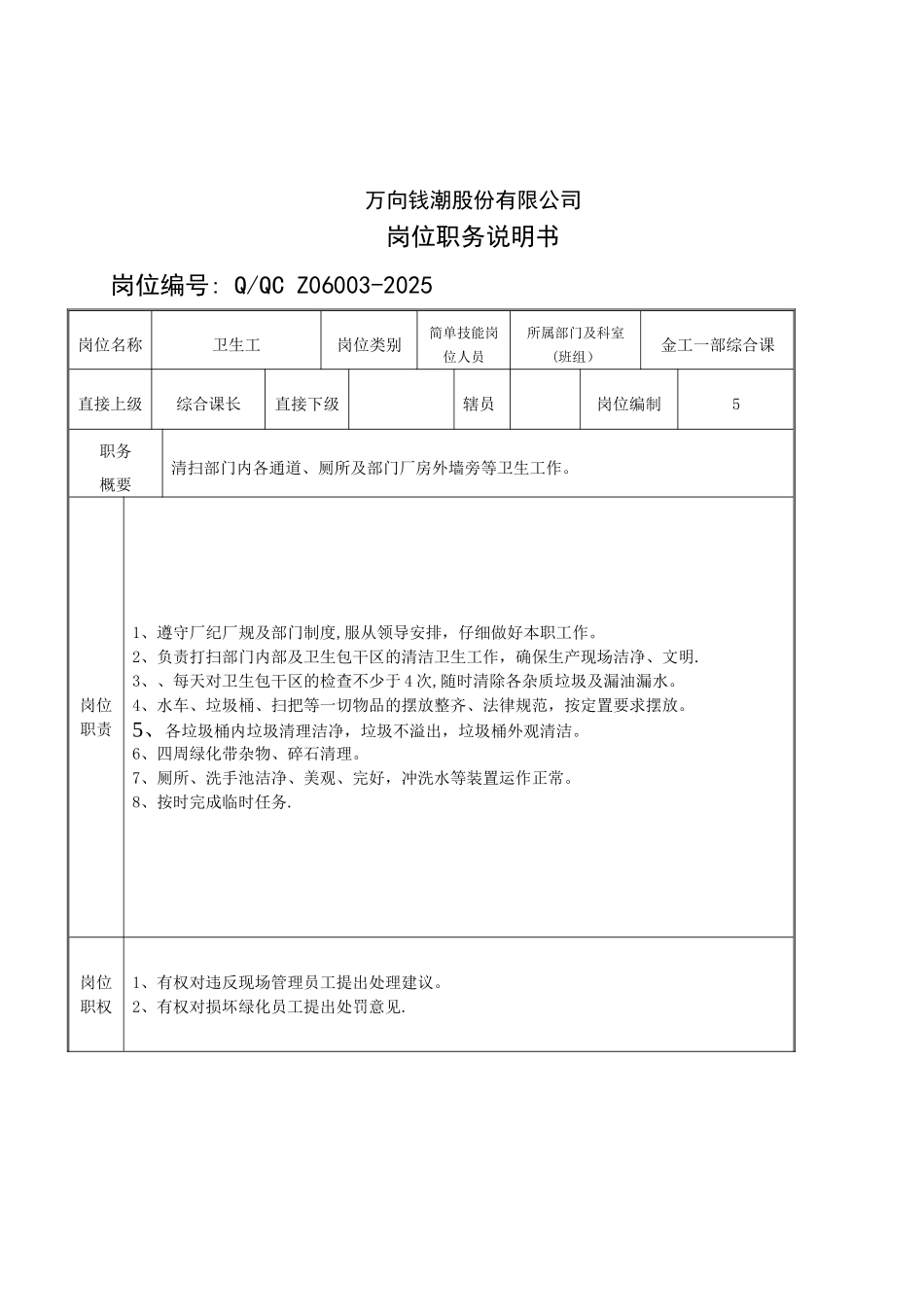办公室司机岗位职责说明书_第3页