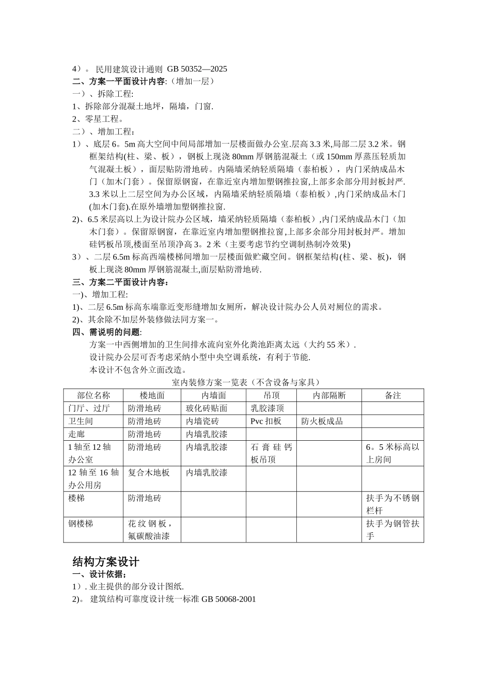 办公楼装修改造设计方案_第2页
