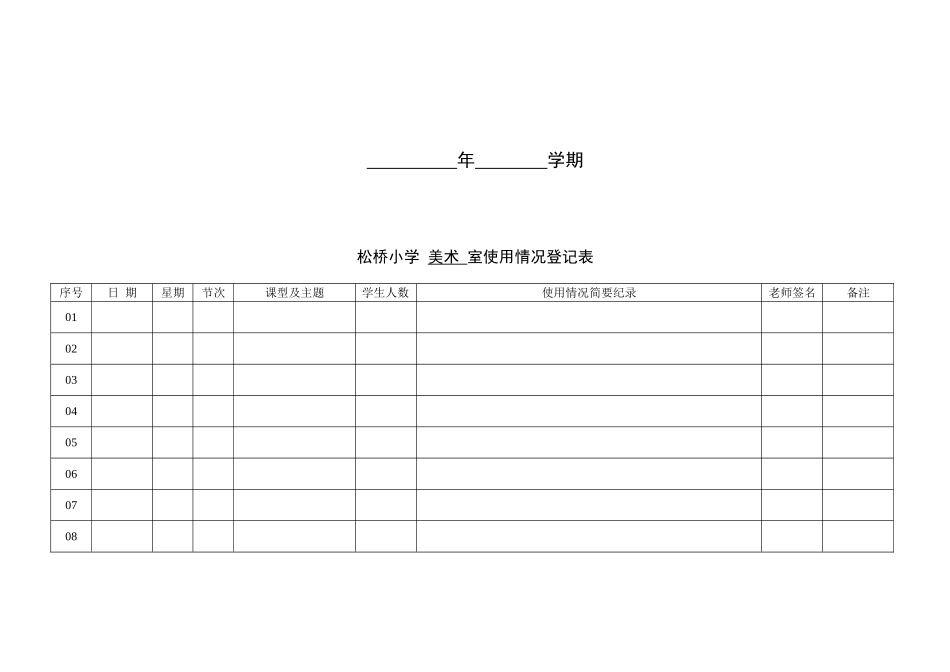 功能室使用情况登记表39436_第3页